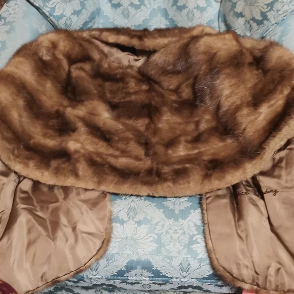 Julius Garfinkel & Co Vintage fur stole - Picture 2 of 6
